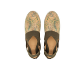 Vegan Slip On | Tropic Green & Green Elastic - Vegan Shoes Rutz